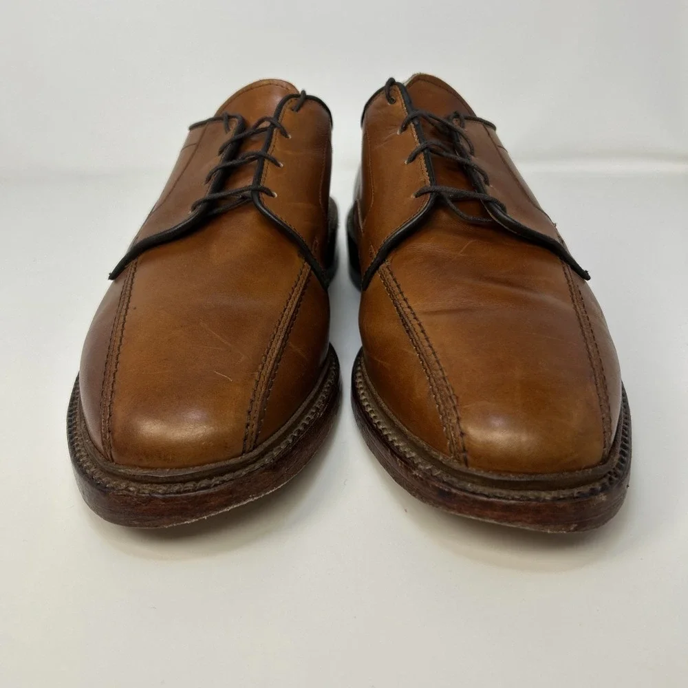 Allen‎ Edmonds HILLCREST Walnut Men's Size 8.5 Leather USA Oxfords Shoes